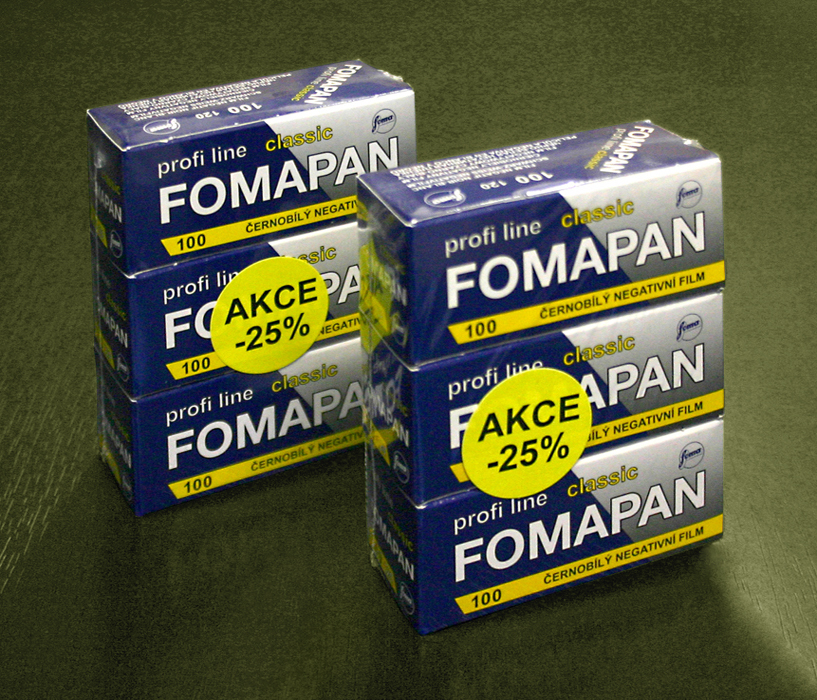 FOMAPAN set 100 Classic 120/svitek/  - 3ks (trojbal)